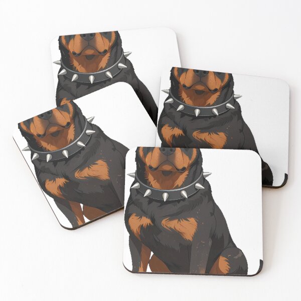 Item preview, Gothic Rottweiler Spiked Collar designed and sold by IllumeInk.