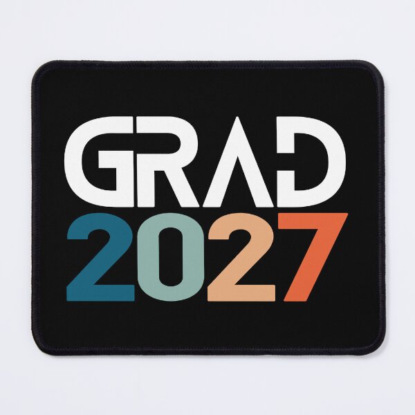 Item preview, Grad 2027 Bold Retro Colorblock Minimalist Typography Graduation Gift Senior Class of 2027 designed and sold by Artycom.