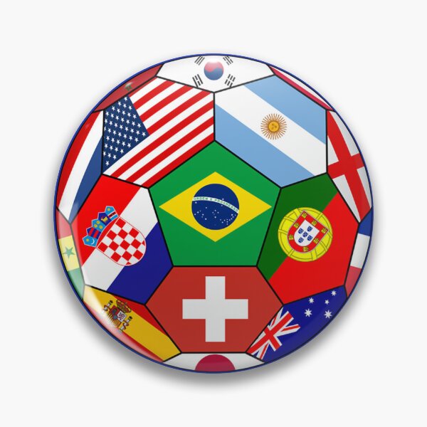 Artikelvorschau, Ultimativer Fußball-Kunstdruck mit globalen Flaggen entworfen und verkauft von uustalgoldenray.