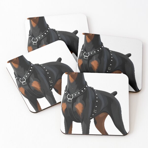 Item preview, Gothic Doberman Studded Harness designed and sold by IllumeInk.