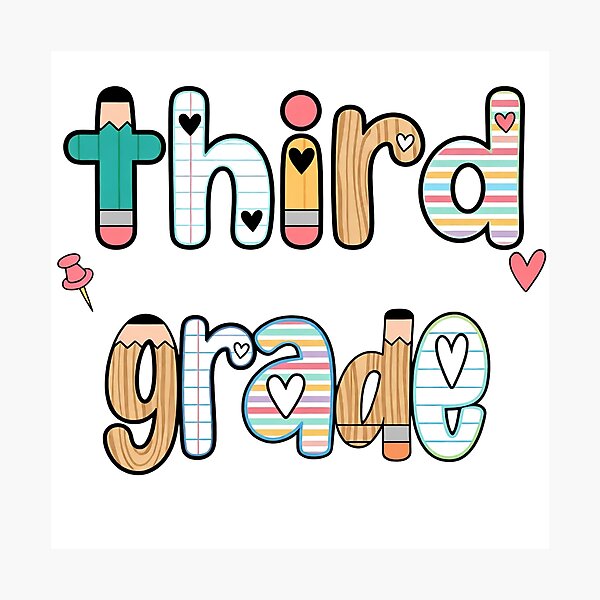 Item preview, Third Grade Cute Teacher Student Back To School Graphic designed and sold by tarzbol.