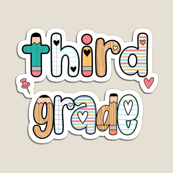 Item preview, Third Grade Cute Teacher Student Back To School Graphic designed and sold by tarzbol.