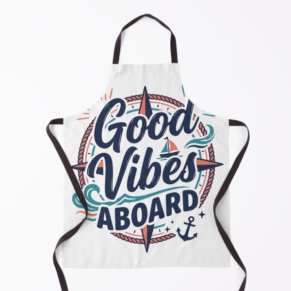 Item preview, Good Vibes Aboard designed and sold by MerchViz.