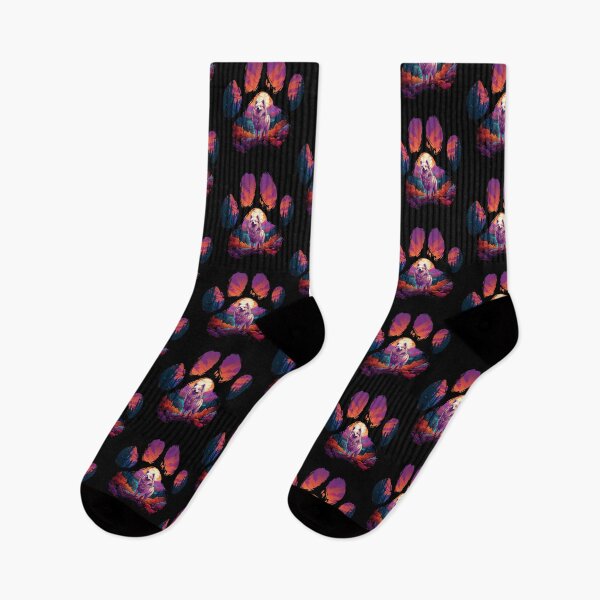 Item preview, Funny American Eskimo Paw Synthwave Mountain Tree Mom Dad Kids designed and sold by rafaeltto.