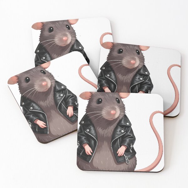 Item preview, Gothic Rat Tiny Leather Jacket designed and sold by IllumeInk.