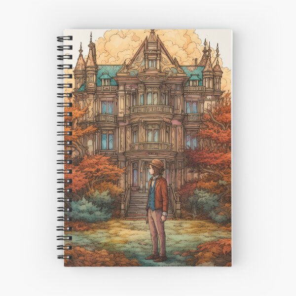 Item preview, The Forgotten Manor – Victorian Autumn Fantasy Illustration designed and sold by Ellanor0.