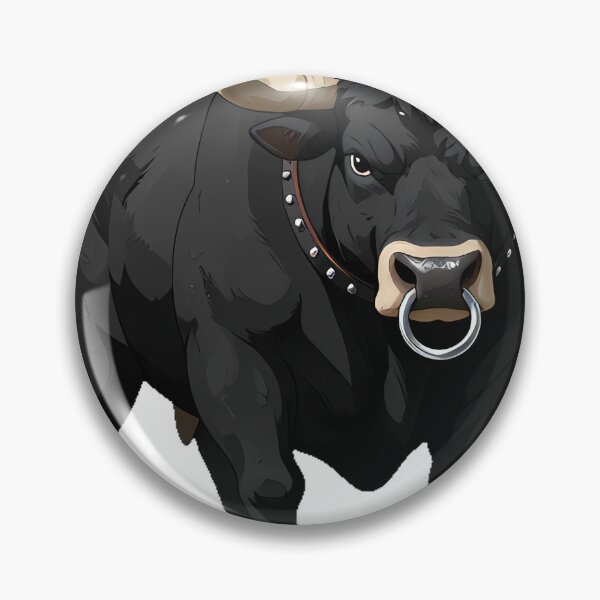 Item preview, Gothic Black Bull Nose Ring Chain designed and sold by IllumeInk.