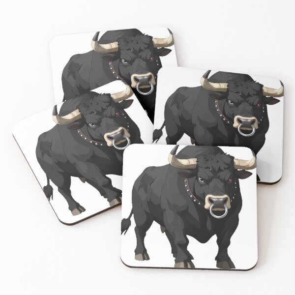Item preview, Gothic Black Bull Nose Ring Chain designed and sold by IllumeInk.