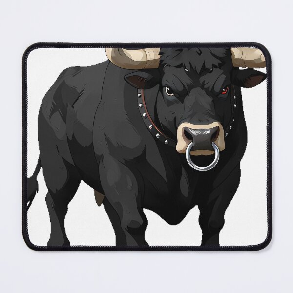 Item preview, Gothic Black Bull Nose Ring Chain designed and sold by IllumeInk.