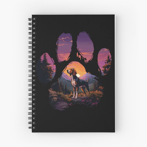 Item preview, Funny American Foxhound Paw Synthwave Mountain Tree Mom Dad Kids designed and sold by rafaeltto.