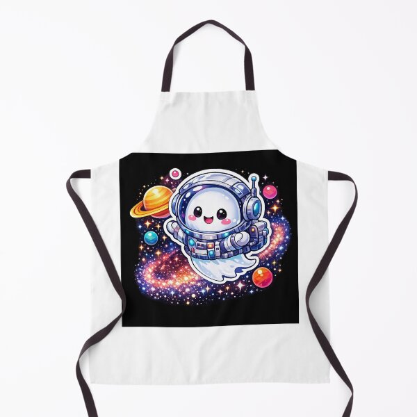 Item preview, Cute Ghost Astronaut Space Sticker designed and sold by VeltrixaDesigns.