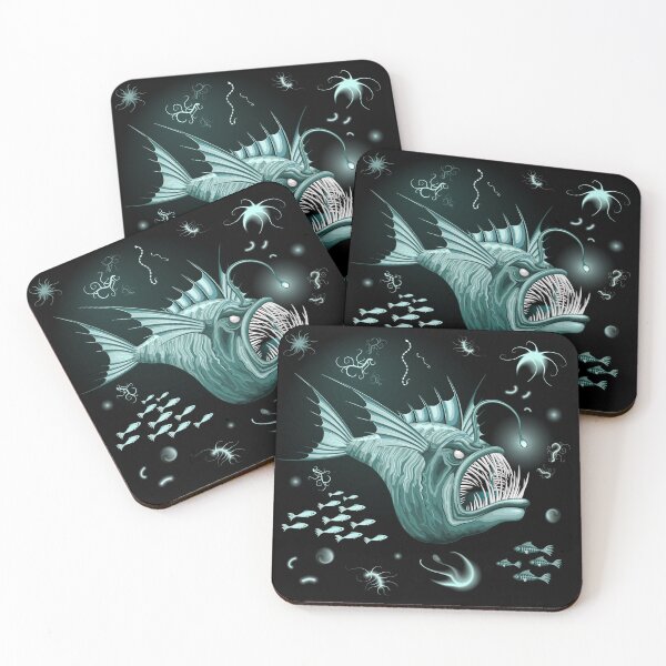 Item preview, Fish Abyssal Monster on deep ocean zone designed and sold by BluedarkArt.
