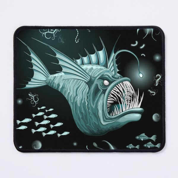 Item preview, Fish Abyssal Monster on deep ocean zone designed and sold by BluedarkArt.