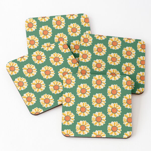 Item preview, Crochet Daisy Flower Sticker – Handmade Boho Floral Patch Design designed and sold by KAM-KAM-STORE.