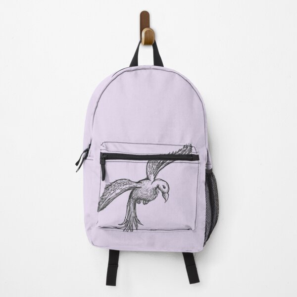 Item preview, Flying Bird Sketchy Hand Drawn Black Ballpoint Pen Lavender designed and sold by BOKEbyTC.