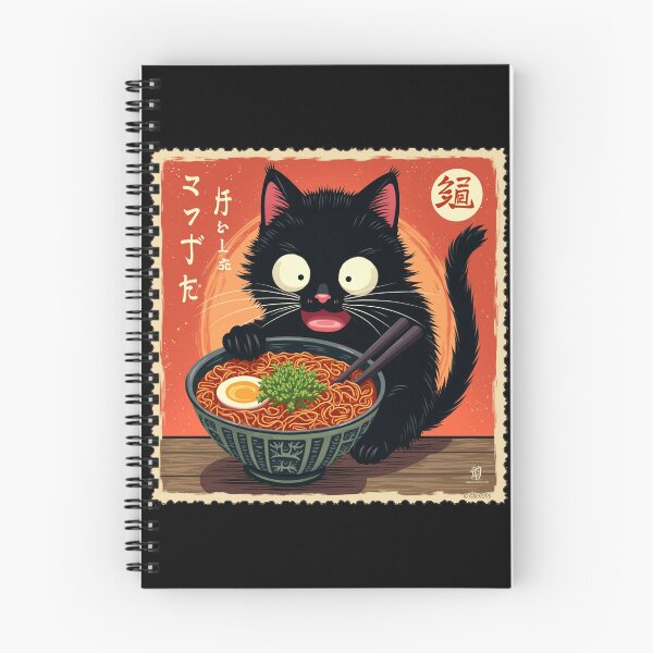 Artikelvorschau, Kawaii Manga Miyazaki Style Ramen Nudel Katze entworfen und verkauft von GaffaDesigns.
