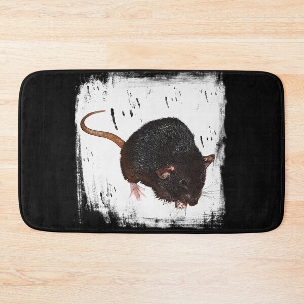 Item preview, rat with background, rodents, lovely pets, gifts rat fan designed and sold by Kirei-Lily.