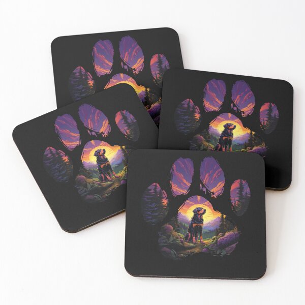 Item preview, Funny Appenzeller Paw Synthwave Mountain Tree Mom Dad Kids designed and sold by rafaeltto.