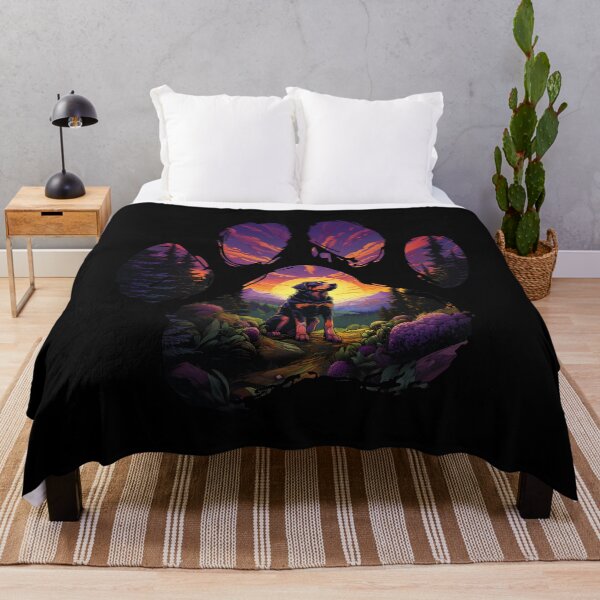 Item preview, Funny Appenzeller Paw Synthwave Mountain Tree Mom Dad Kids designed and sold by rafaeltto.