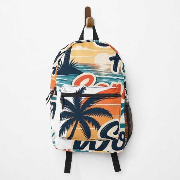 Item preview, Salty Hair Sandy Toes Zero Worries Retro Beach Sunset designed and sold by Salma.Store.