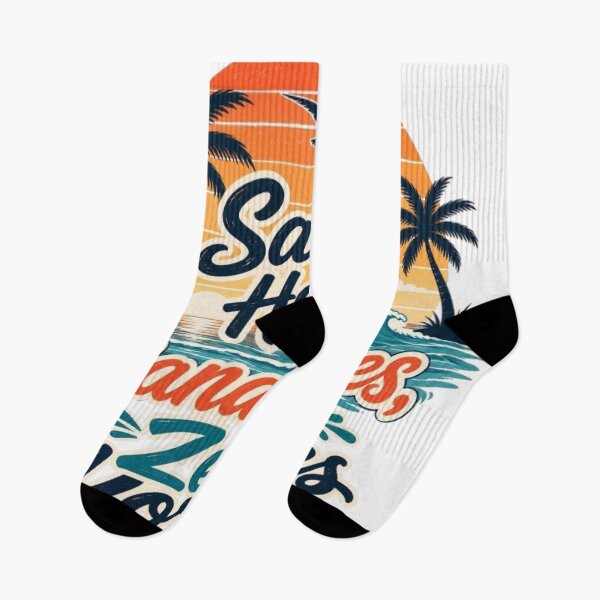 Item preview, Salty Hair Sandy Toes Zero Worries Retro Beach Sunset designed and sold by Salma.Store.