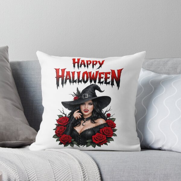 Item preview, Gothic Witch Happy Halloween Vampire Costume Graphic designed and sold by DeliaDesignsCo.