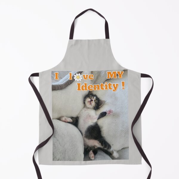 Item preview, I Love My Identity! Relaxed, Sleepy Kitten! designed and sold by DSoriaDesign.