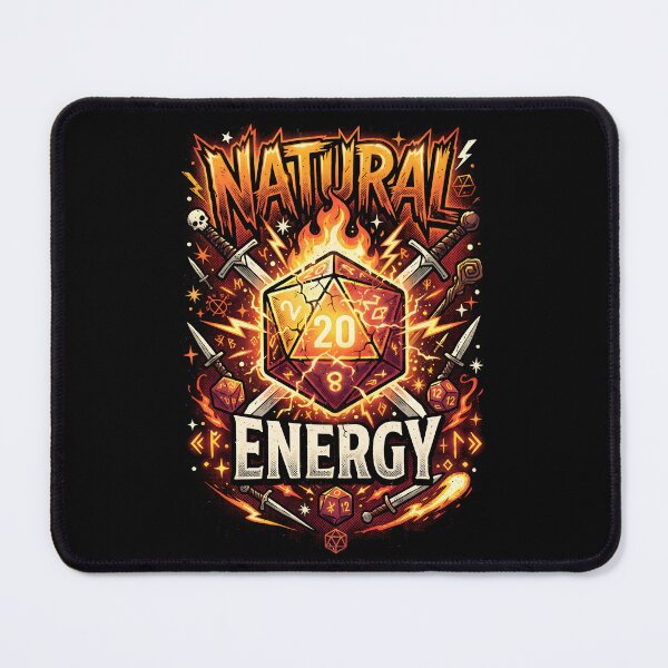 Item preview, DND Natural 20 Energy designed and sold by Gabriela Mihai.