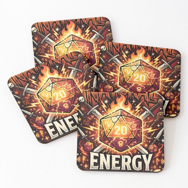 Item preview, DND Natural 20 Energy  designed and sold by Gabriela Mihai.