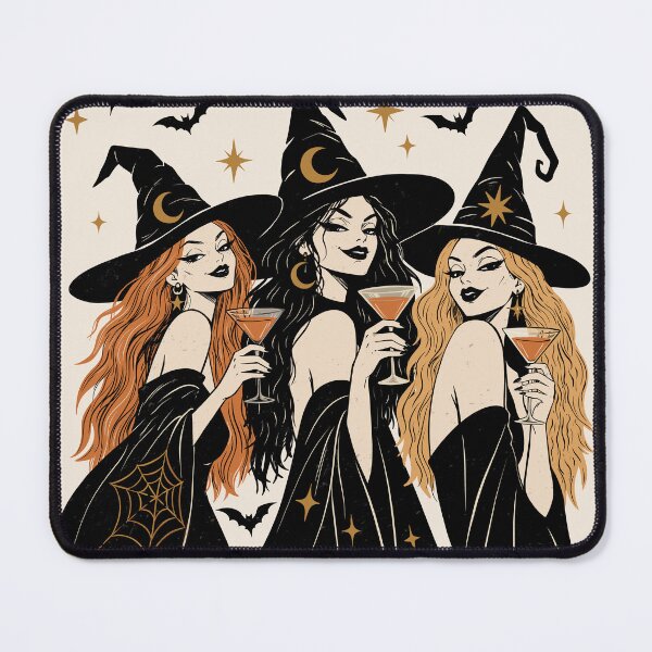 Item preview, Witches Party Print| Spells Sips Repeat | Stylish Witch Halloween GraphicIllustration | Witchy Girls Halloween Gift designed and sold by MonNoir.