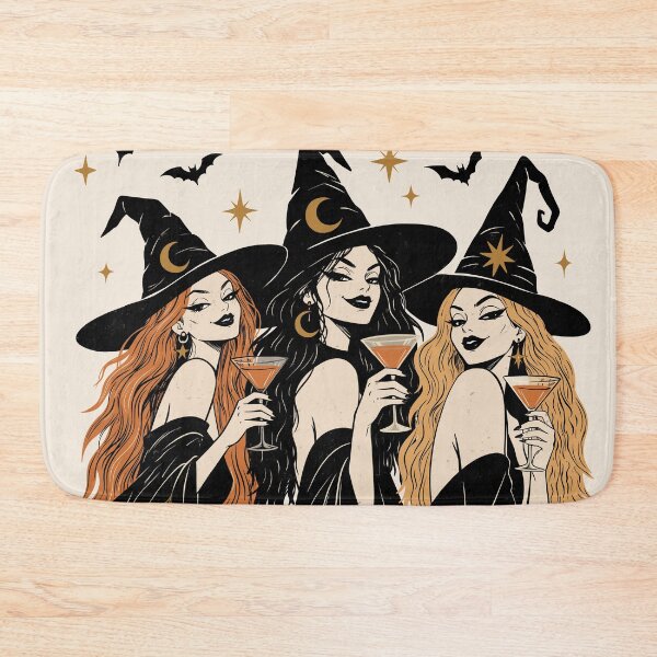 Item preview, Witches Party Print| Spells Sips Repeat | Stylish Witch Halloween GraphicIllustration | Witchy Girls Halloween Gift designed and sold by MonNoir.