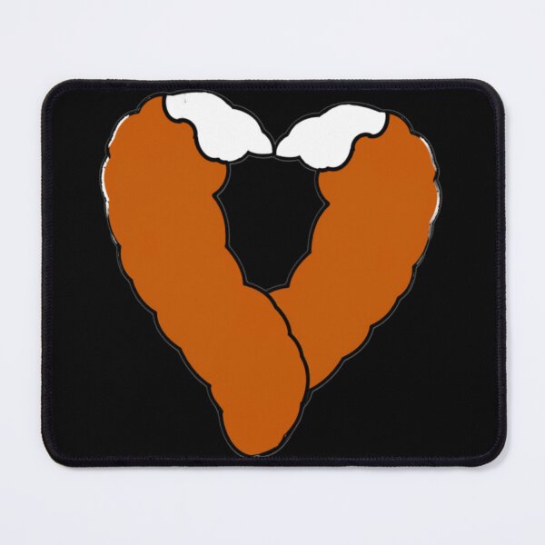 Item preview, two tail fox in a heart designed and sold by gracehopelove.