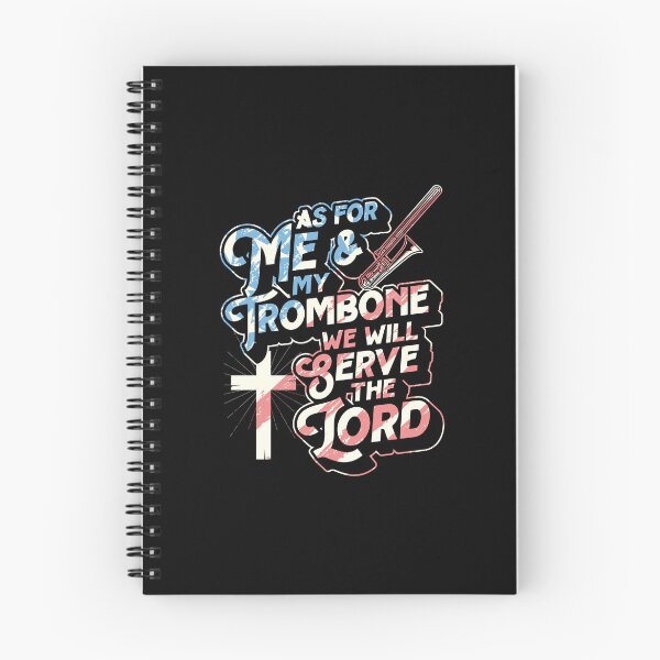 Item preview, As For Me And My Trombone We Will Serve The Lord Christian designed and sold by Rock Paper T-Shirts.