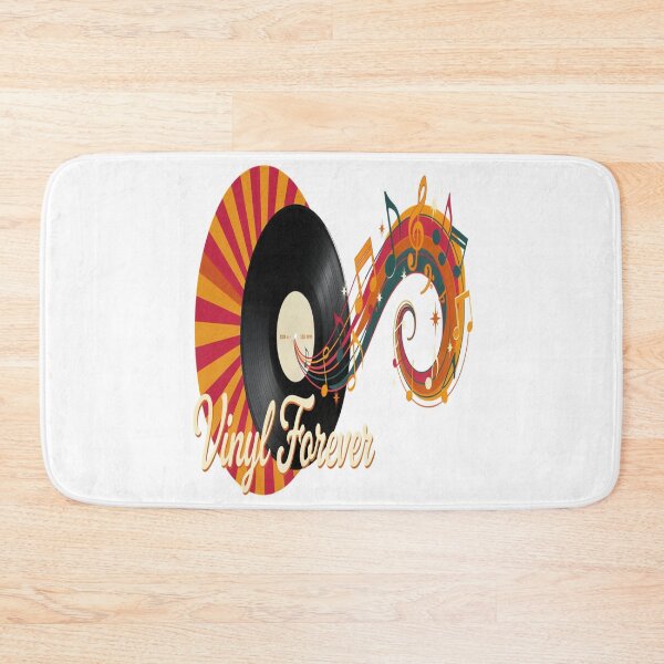 Item preview, Vinyl Forever – Retro 70s Psychedelic Record Design designed and sold by Midnight Veil Designs.