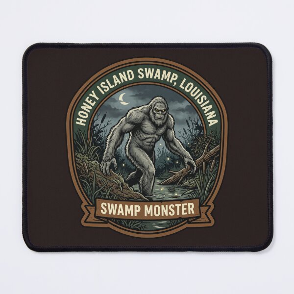 Item preview, Honey Island Swamp, Louisiana – Swamp Monster | National Park Badge Design designed and sold by ElNiro.