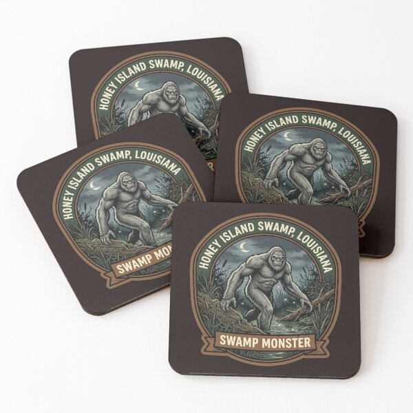 Item preview, Honey Island Swamp, Louisiana – Swamp Monster | National Park Badge Design designed and sold by ElNiro.
