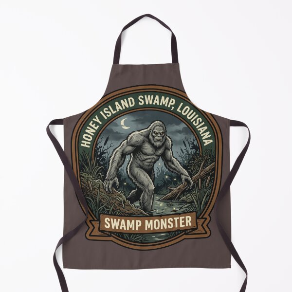 Item preview, Honey Island Swamp, Louisiana – Swamp Monster | National Park Badge Design designed and sold by ElNiro.
