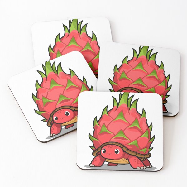 Item preview, Illustration Vector Graphic of Turtle with Dragon Fruit designed and sold by miragebrex.