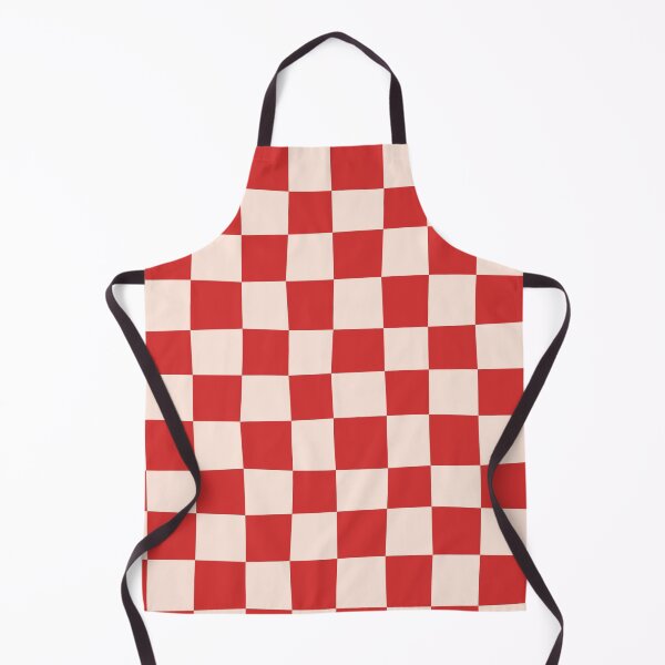 Item preview, Distorted red checkerboard design, Wavy squares groovy warped check plaid designed and sold by Pravokrugulnik.