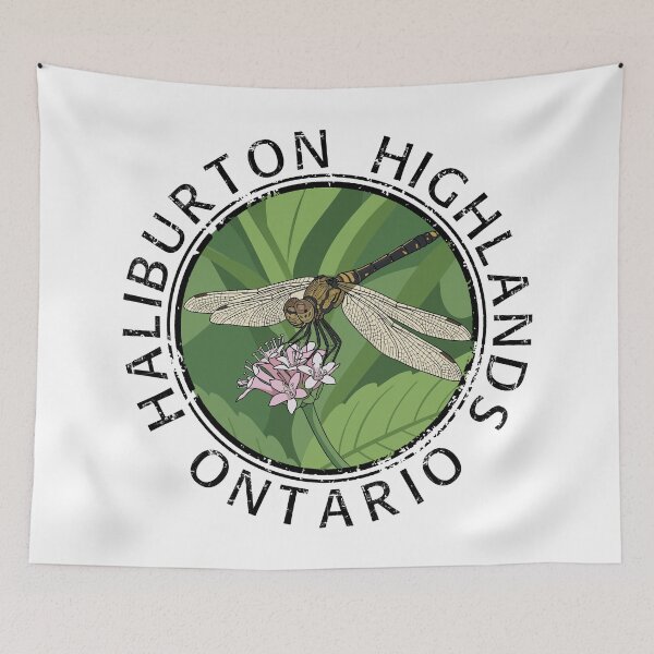 Item preview, Haliburton Highlands - Ontario (with Black Lettering) designed and sold by VelvetRoom.