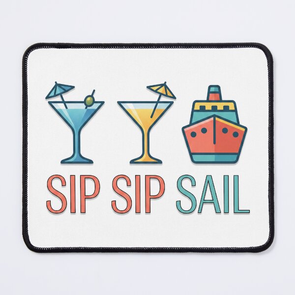 Item preview, Sip Sip Sail designed and sold by MerchViz.