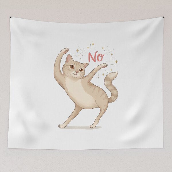 Item preview, No. Sassy Cat Reaction Illustration designed and sold by SoftPawsAtelier.