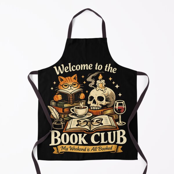 Item preview, Welcome to the Book Club – my weekend is all booked vintage Book Lover designed and sold by SidTastic .