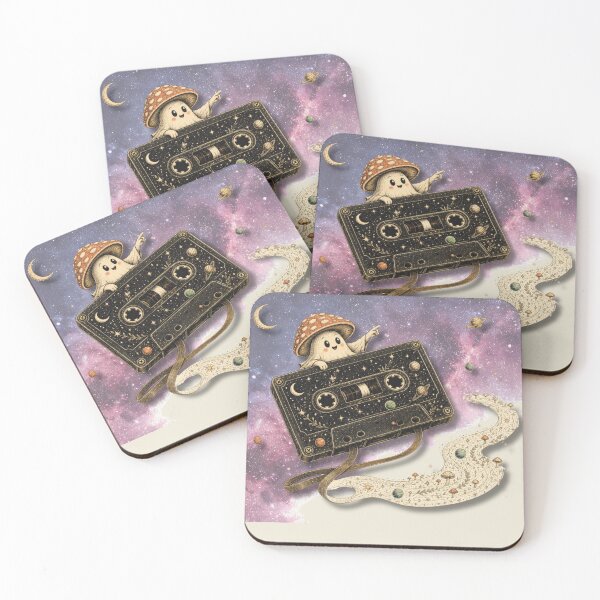 Item preview, Celestial Mushroom Mixtape Art designed and sold by NSEAdventures.