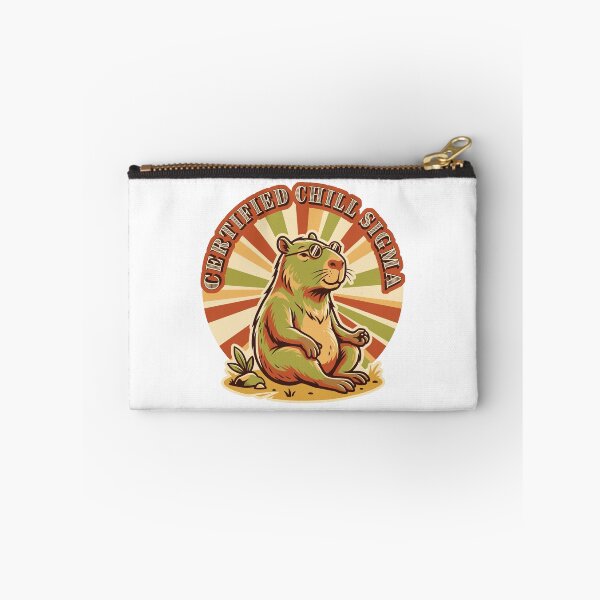 Item preview, Funny Retro Certified Chill Sigma Capybara Graphic Design designed and sold by DiNata.
