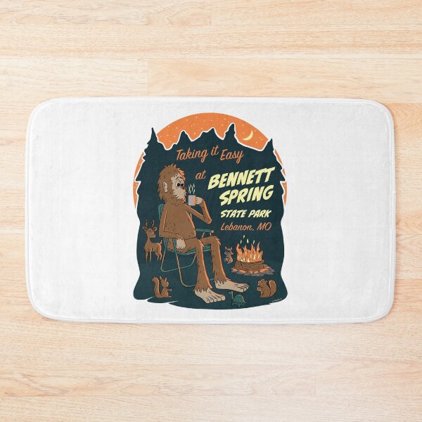 Item preview, Taking It Easy at Bennett Spring State Park Bigfoot designed and sold by John Morris Illustration.