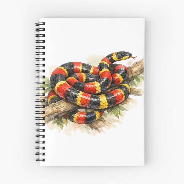 Item preview, Watercolor Coral Snake designed and sold by A Light Worker.