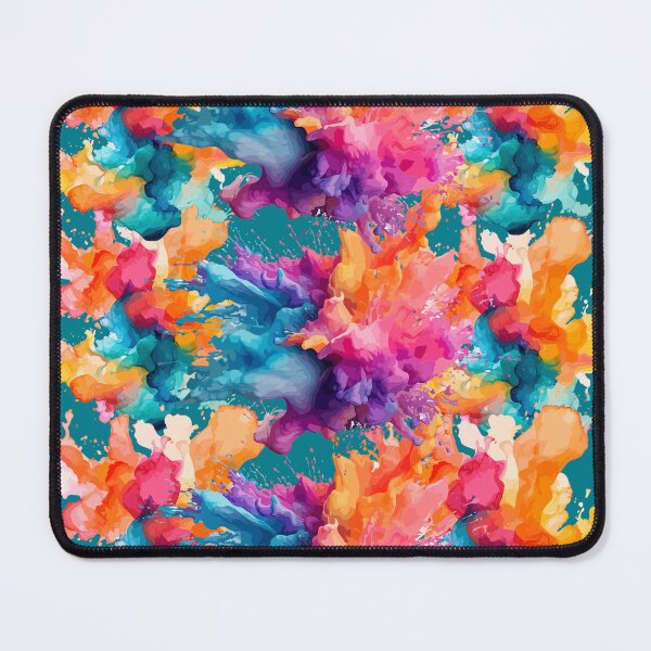 Item preview, Vibrant Colorful Powder Burst | Rainbow Smoke Explosion Pattern designed and sold by Jyoti-Quotes.