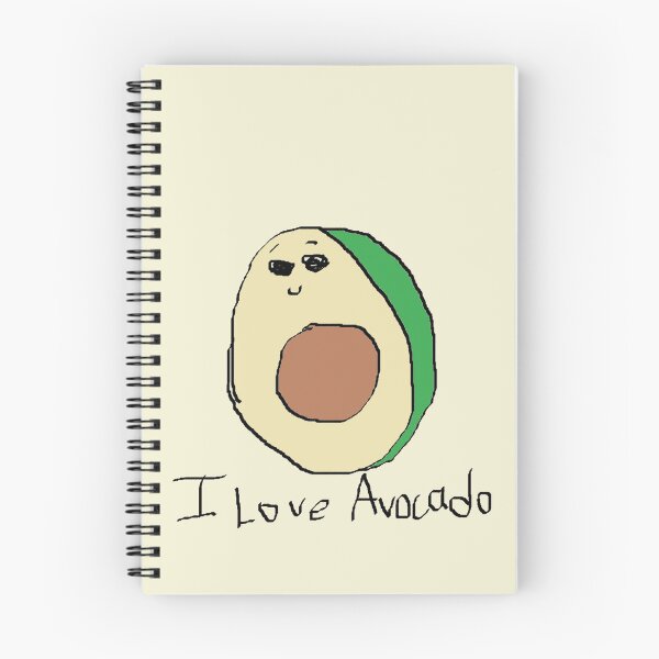 Item preview, poorly drawn avocado designed and sold by MoodleDoon.