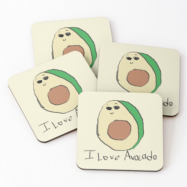 Item preview, poorly drawn avocado designed and sold by MoodleDoon.